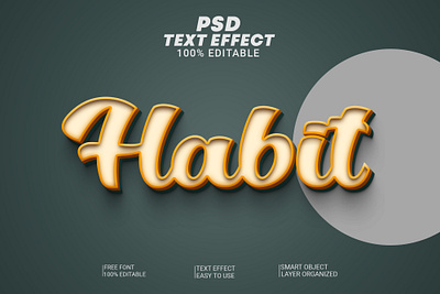PSD 3d text style effect 3d text effect 3d text style habit 3d text effect habit text effect psd text effect text effect text style text style effect