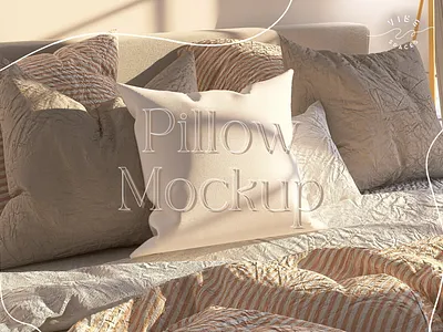 Pillow Mockup cozy pillow creative compositions customizable lighting design presentation design showcase digital art high resolution mockup home decor interior design photoshop customization pillow design pillow mockup print design print mockups print on demand product vizualization shadow play textile mockup visual merchandising visual representation