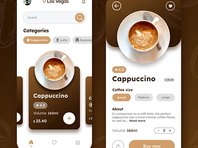 Coffee App Design-UIdesignz app branding dashboard design graphic design illustration logo mobile app design ui ux