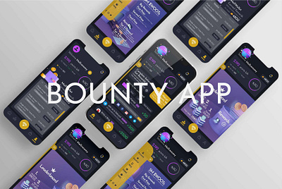 Mallconomy app bounty app design graphic design ui uiux ux wireframe