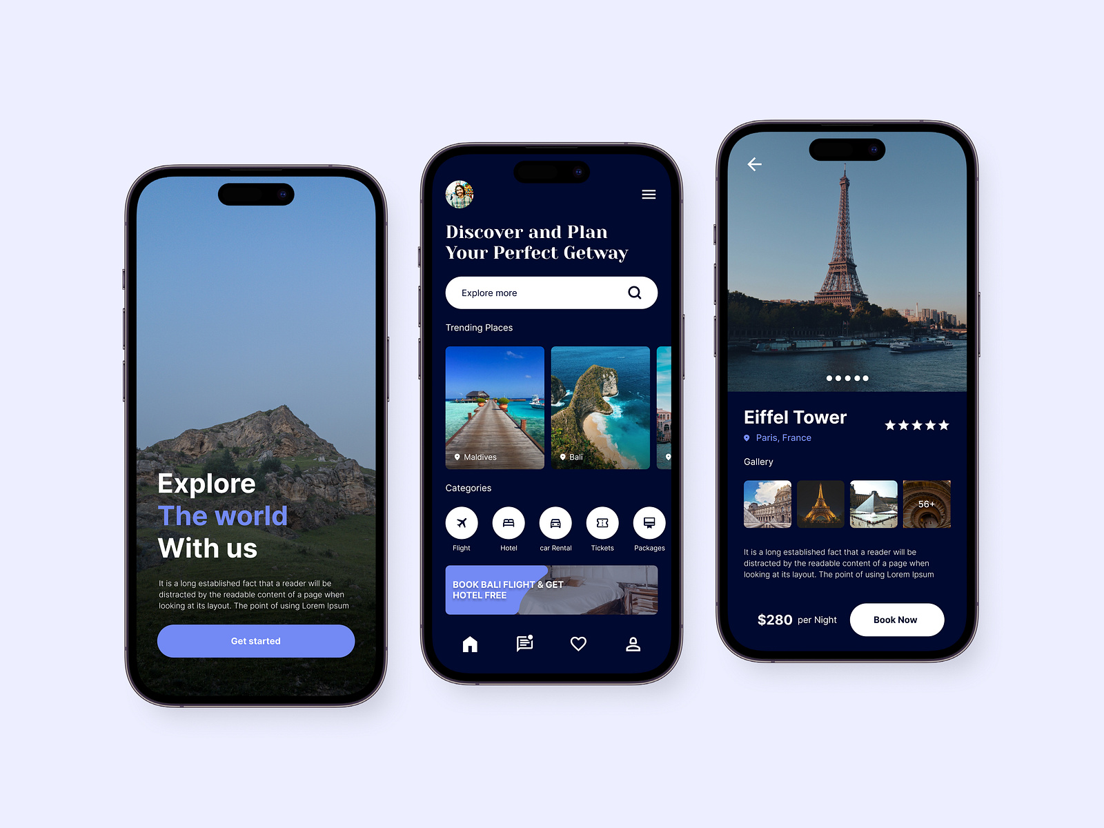 Mobile App Design: iOS Android UX UI Designer by Naim Talukder on Dribbble