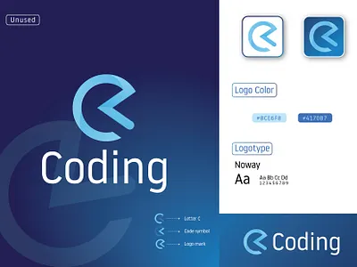 Coding - Logo Design app icon app logo branding c coding logo c logo coding creative logo design graphic design logo logo design professional logo software logo tech logo technology