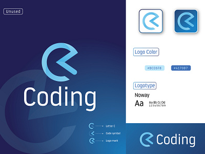Coding - Logo Design app icon app logo branding c coding logo c logo coding creative logo design graphic design logo logo design professional logo software logo tech logo technology