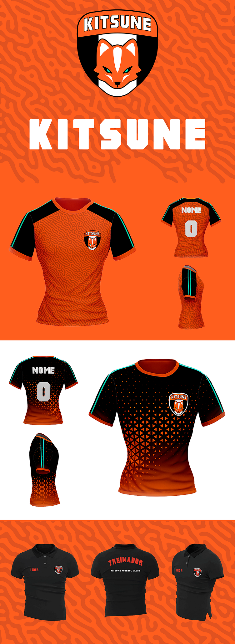 Kitsune Brand Identity by Larissa Sousa on Dribbble