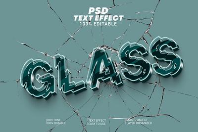 Glass 3d text style effect 3d text effect 3d text style glass glass text effect psd text effect text effect text style text style effect