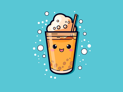 SVG bubble tea illustration bubble tea bubble tea illustration download bubble tea logo bubble tea tea logo