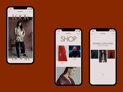 Embra adaptive android android app app app design catalog fashion ios ios app minimal mobile mobile app site typography ui ux web web app web design web site