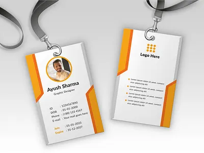 ID Card Design business card card design corporate creative design digital graphic graphic design id card illustrator layout marketing modern photoshop print professional