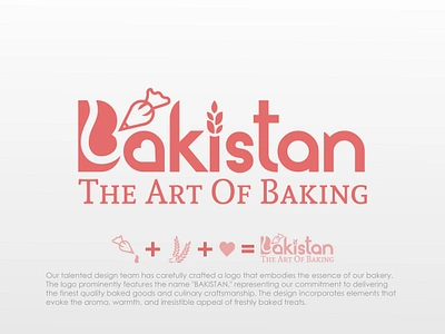 Bakery Logo - Bakistan bakerybranding bakerylogo baking branding baking logo branding cake branding cake logo design food logo illustration logo logo desinger logo maker logo mark logodesign minimalist logo resturant logo symbol ui vector