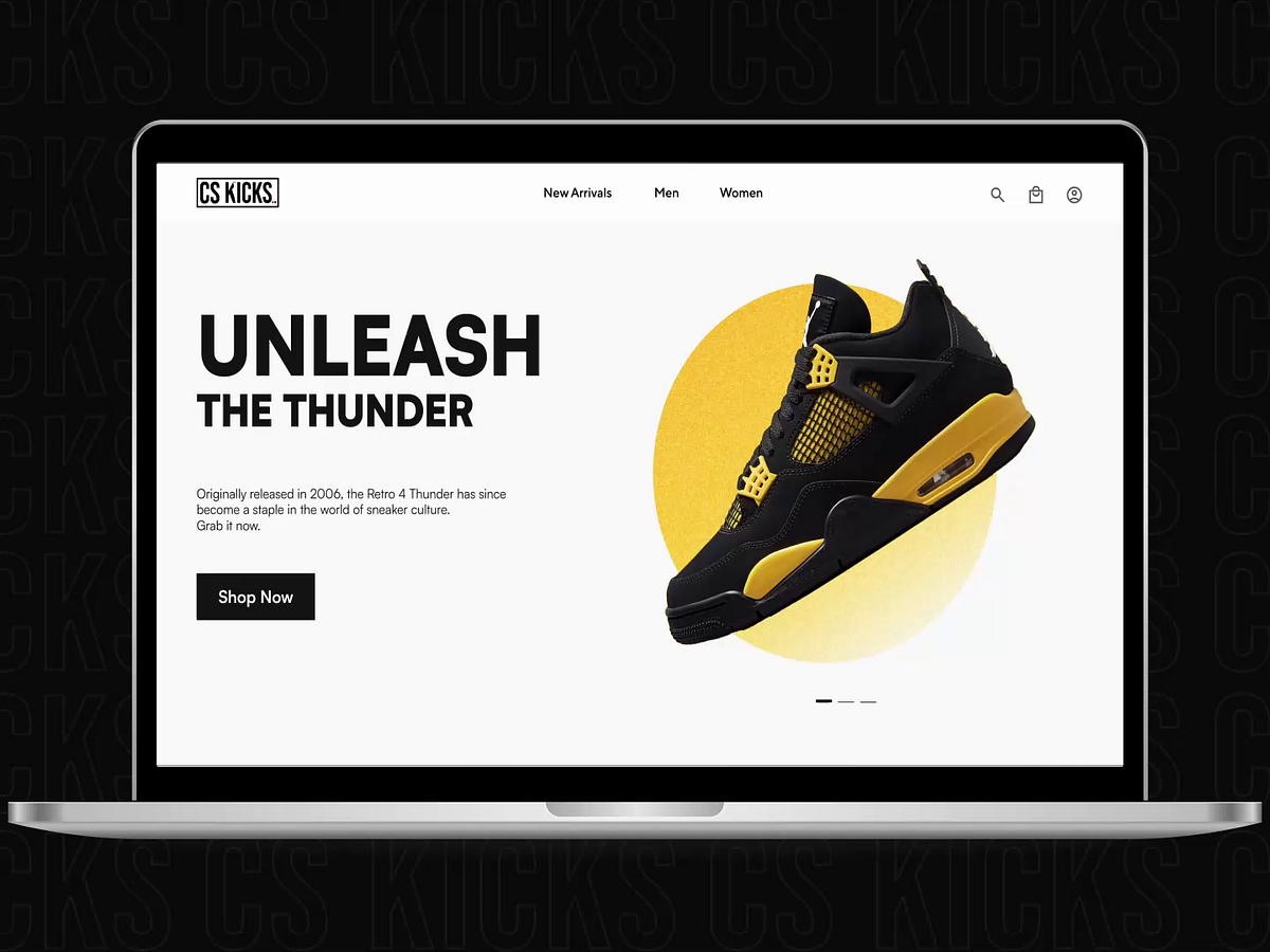 Sneaker Website designs, themes, templates and downloadable graphic ...