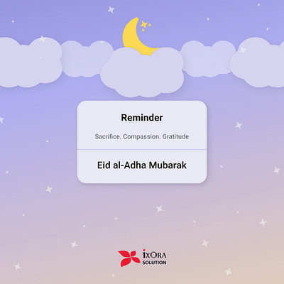 Digital Post-Eid al-Adha design graphic design