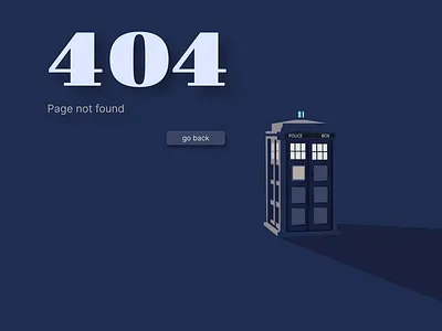 Daily UI - 008 404 Page Design dailyui