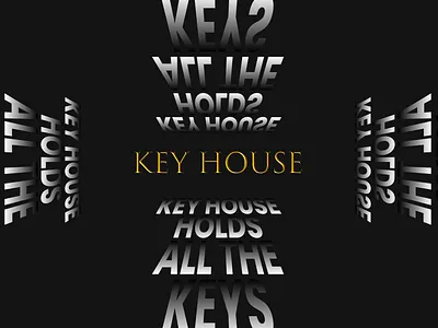 Key 🗝️ House - Title Design. branding design designer graphic design illustration logo typography ui ux vector