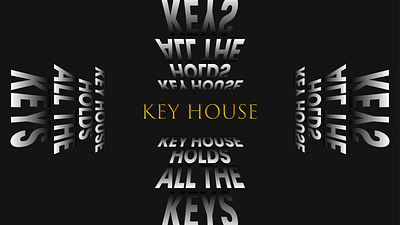 Key 🗝️ House - Title Design. branding design designer graphic design illustration logo typography ui ux vector