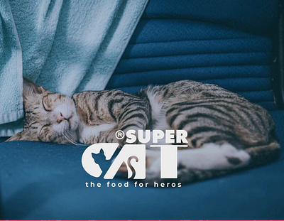 Super Cat branding catfood design graphic design illustration logo logo design package