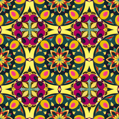 Creative Kaleidoscope Coloring the Vibrant Mandala background