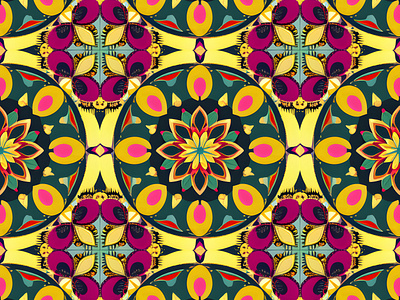 Creative Kaleidoscope Coloring the Vibrant Mandala background