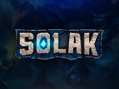 Solak - MMO Game Logo 3d game logo 3d logo 3d mmo logo design game game logo game logo design gaming graphic design league of legends logo medieval mmo mmo logo mmorpg mmorpg logo osrs rpg runescape wow