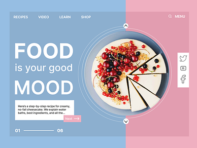 Food Banner app branding design graphic design illustration landing pages logo typography ui ux