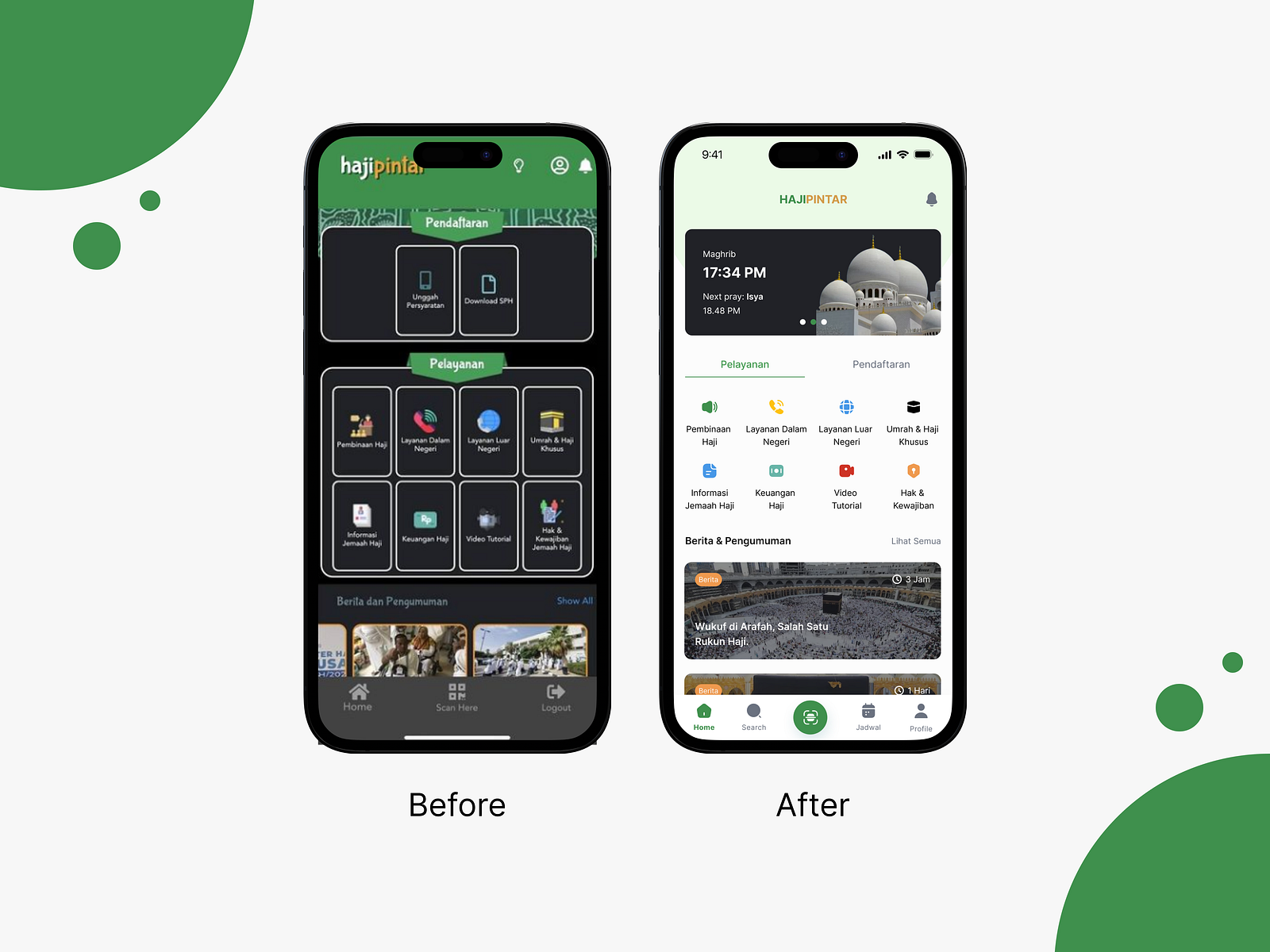 Redesign - Haji Pintar App by Ternak Interface on Dribbble