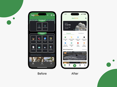 Redesign - Haji Pintar App app design hajipintar hajipintarapp mobileapp redesign ui uidesign uiux ux uxdesign