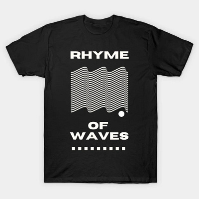 rhyme of waves tshirt branding design graphic design illustration tshirt