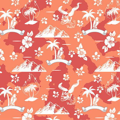 Hawaii patterns app branding design graphic design illustration logo vector