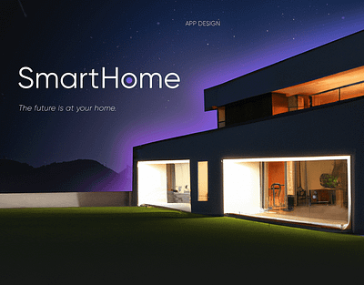SmartHome App Design app app design control home panel smart switch temperature ui ux