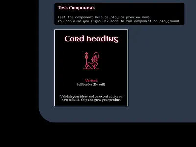 Card component card card component crypto design system game illustration ui web design