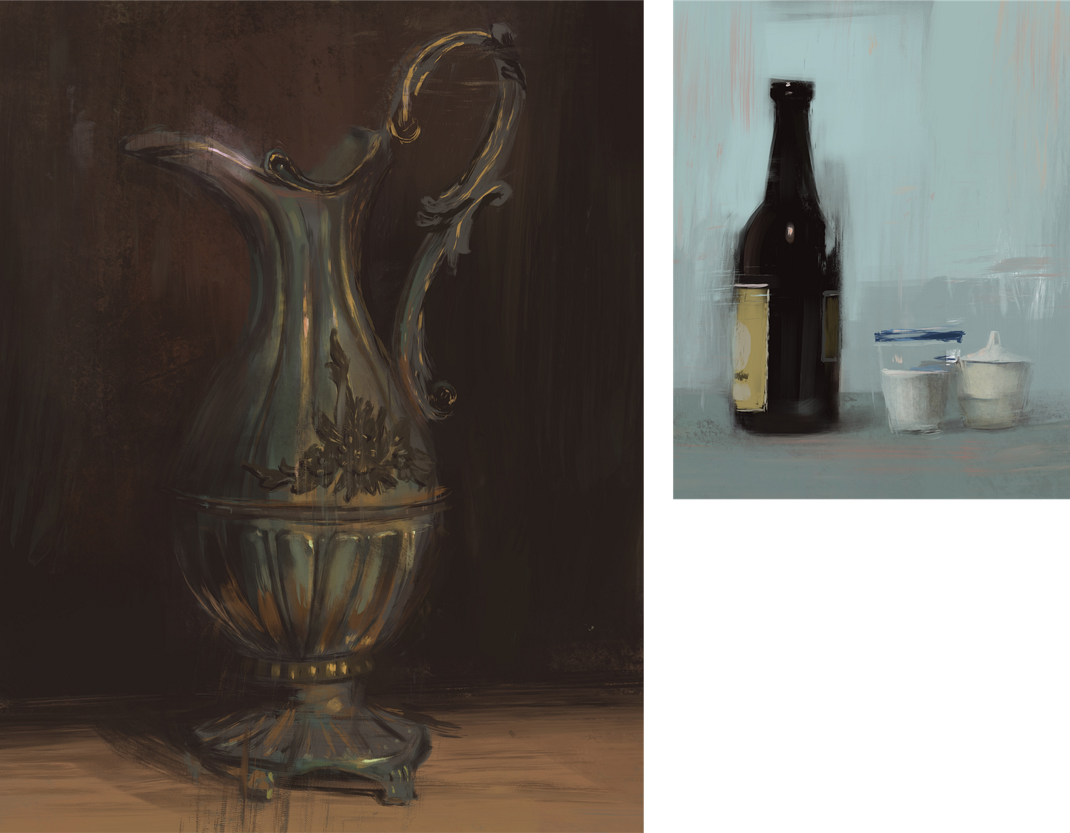 Still life paintings by Jose Manuel Oviedo Cruz on Dribbble