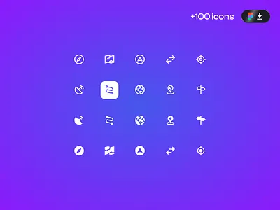 Icons freebie figma freebie icons map navigation outline solid