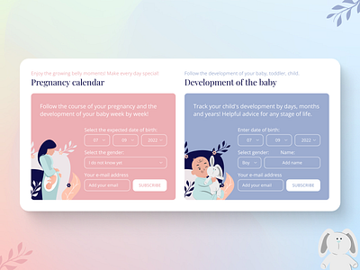 Newsletter forms for pregnancy blog design graphic design typography