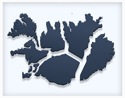 Iceland. design graphic design iceland illustration map poster vector ísland