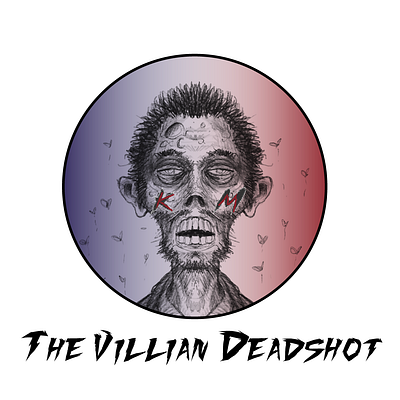 Deadshot 2d design graphic design illustration logo minimalist