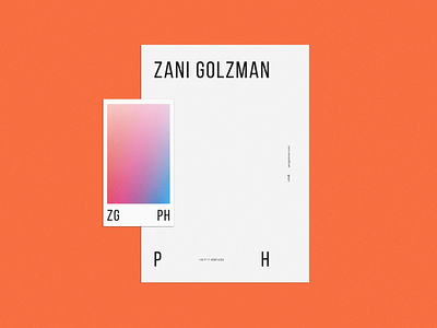 Stationery for Photographer aesthetic branding business card card colorful design gradient graphic design letterhead logo photography print stationery