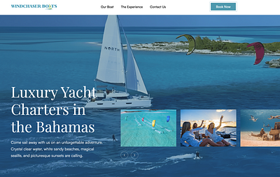 Windchaser Boats Webflow Website branding design graphic design web design web development webflow