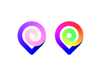 Map pin pointers: colorful, playful, icon / logo design symbol colorful fun geo tag geotag geography geolocation geotagging google maps gps navigation location logo logo design map mark symbol icon marker pin pointer pins playful route search tracker travel
