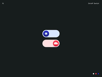 15. On/off Switch cloud daily ui design challenge sun switch ui ui design ux ux design uxui vector