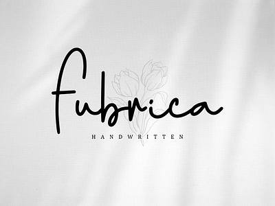 Fubrica Handwritten Font branding