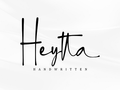 Heytta Handwritten Font branding