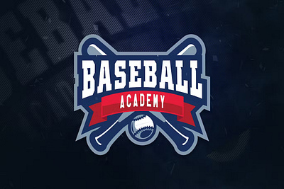 Baseball Academy Sports Logo baseball design game gaming graphic logos mascot sport team template