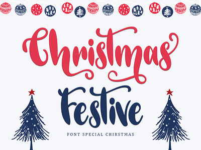 Christmas Festive Handwritten Font branding