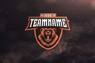 Bear Sport and Esports Logos bear design esport game gaming graphic logos mascot sport template