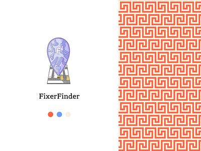 Fixer Finder - Mobile App branding design graphic design layout logo ui ux