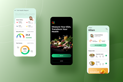 Fitness Tracker app design daily challange dailyui design diet dubai fitness graphic design health india mumbai tracking ui uiux