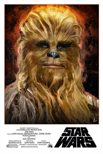 RAWRGWAWGGR illustration star wars