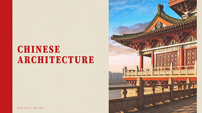 Chinese Architecture - A Portfolio design graphic design layout typography
