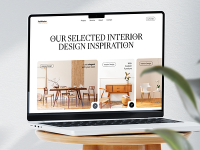 Interior Design - Website 3d app brand branding design fashion fashion logo graphic design homepage illustration landing page logo ui ui ux web design web designer website website design