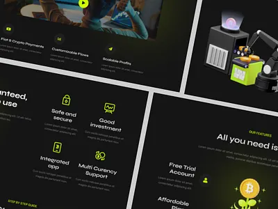 Coinary - Blockchain Cryptocurrency & Bitcoin app bitcoin blockchain branding crypto currency design idea illustration inspiration interface logo ui ux