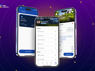 Travel App - Mobile App UI design app app design booking page design card page design mobile app mobile app design mobile app ui design profile page design travel app travel app design ui uidesign uiux